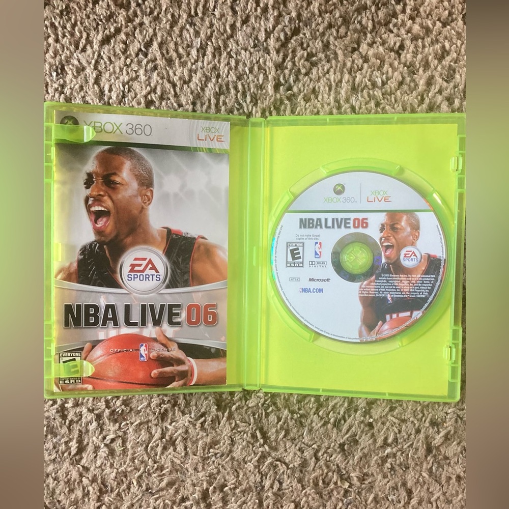 XBOX 360 NBA Live 06 Game